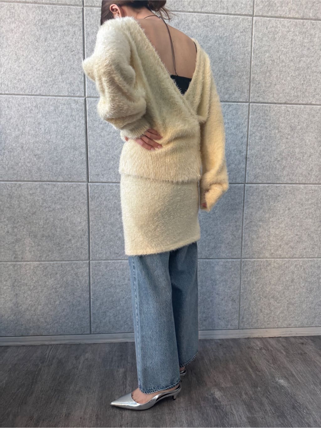 designer yukaさんの「CODE A｜feather pullover」を使ったコーディネート