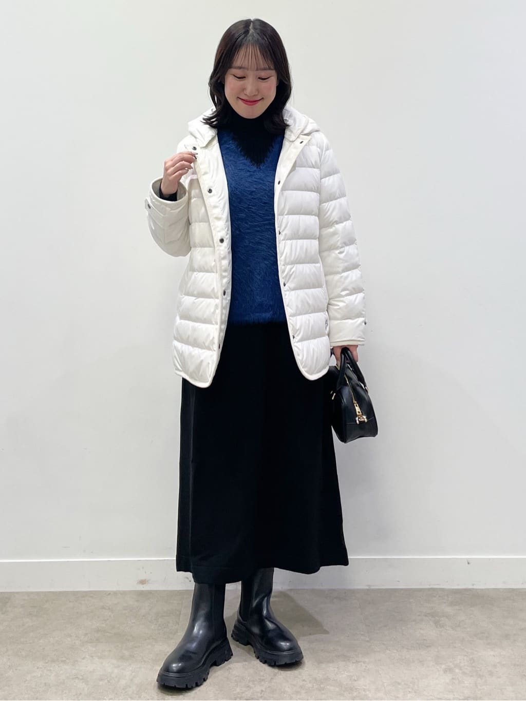 yukariさんの「Dessin｜【撥水・2WAY】ミュラーダウンコートミドル丈」を使ったコーディネート