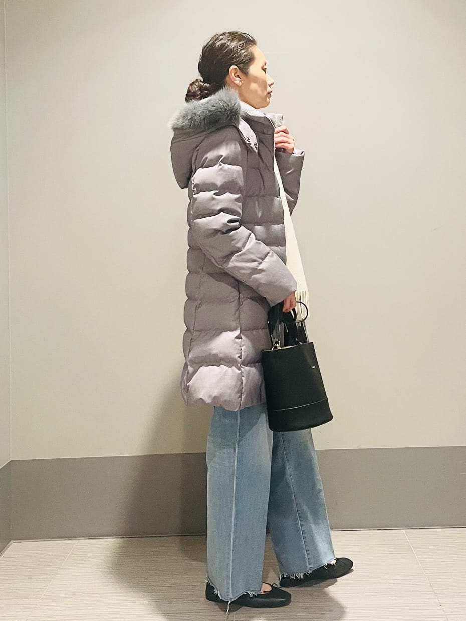 Annさんの「DRESSTERIOR｜【インナー使いに最適/しっとり暖かな吸湿発熱素材】タートルネックプルオーバー」を使ったコーディネート