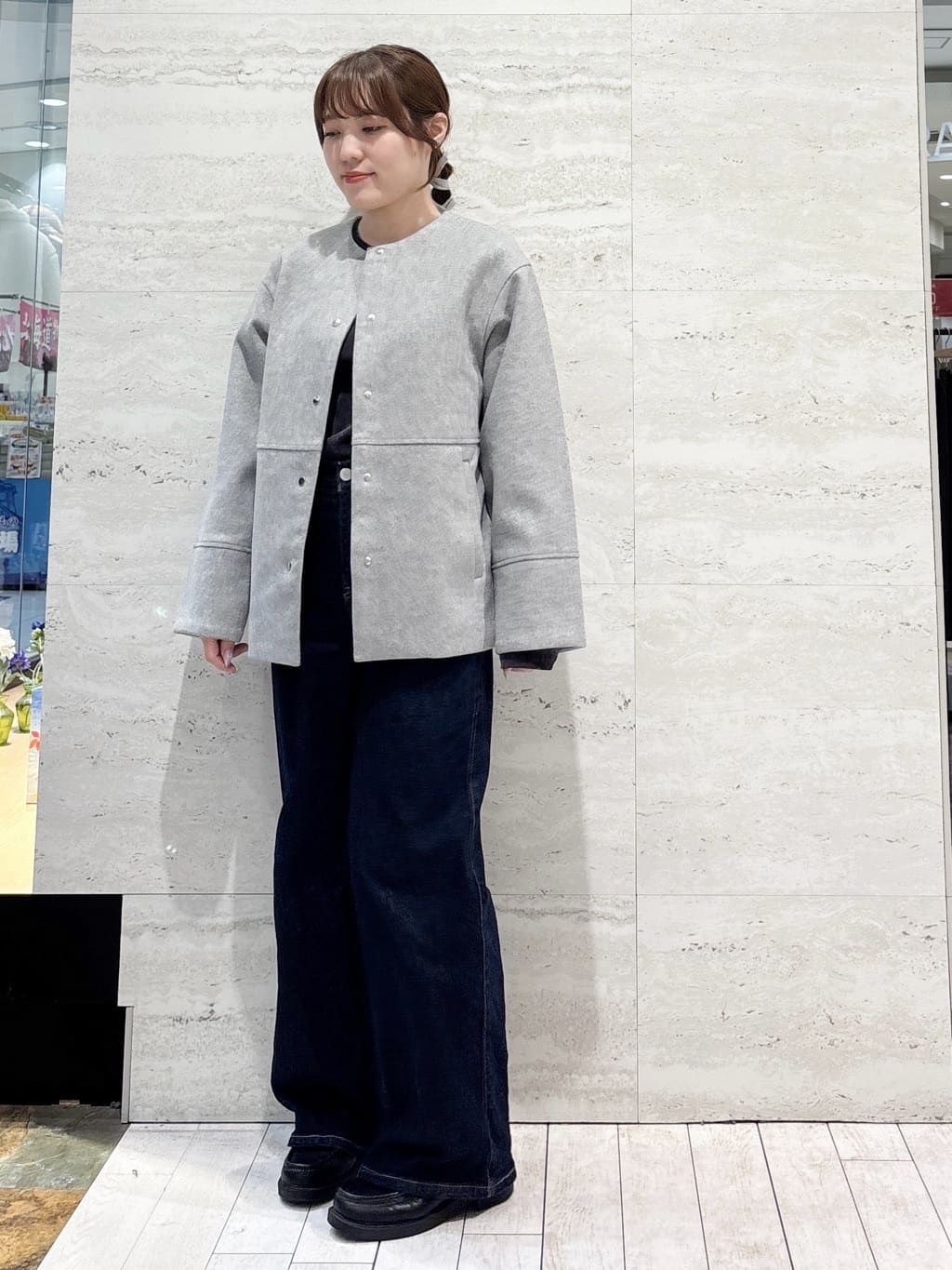 かほさんの「OPAQUE.CLIP｜フロッキーチュールトップス【洗濯機OK】」を使ったコーディネート