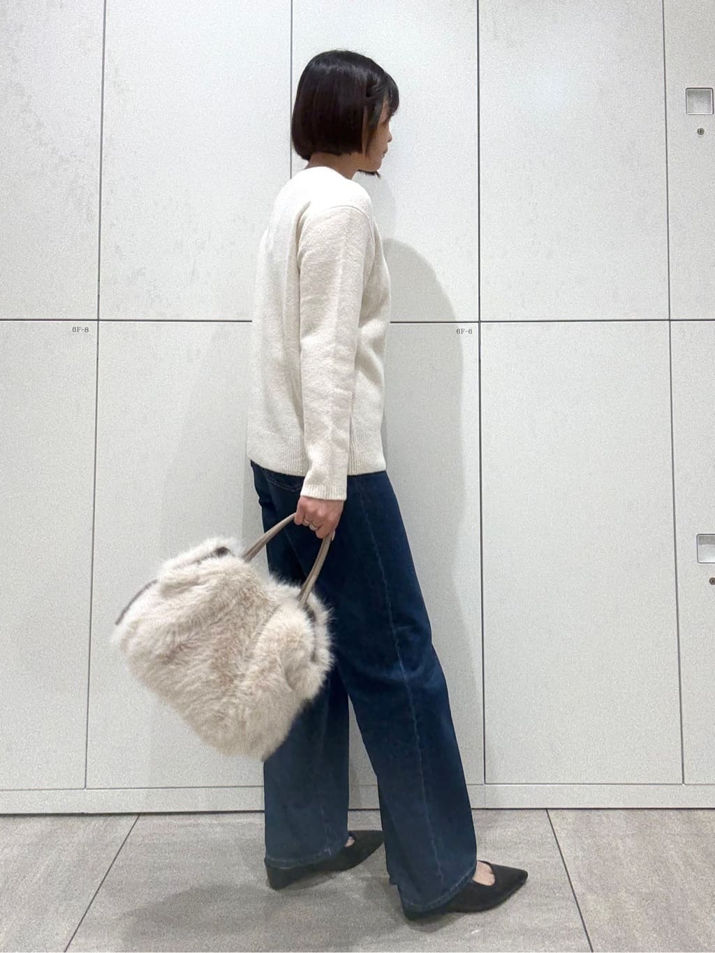 Itoさんの「UNTITLED｜【グレー/ブルー/ジーンズ】ソフトワイドデニムパンツ」を使ったコーディネート