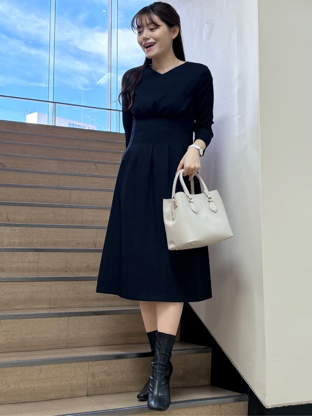 sayaさんの「COUP DE CHANCE｜【日本製】チェスター風コート」を使ったコーディネート