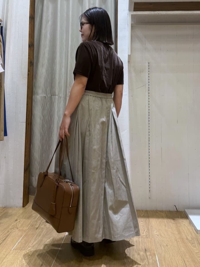 chさんの「THE SHOP TK｜シアーベロアカットソー【洗える】」を使ったコーディネート