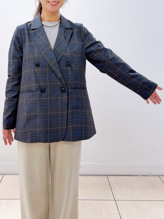 Osawaさんの「Dessin｜【洗える】ダブルブレストジャケット」を使ったコーディネート