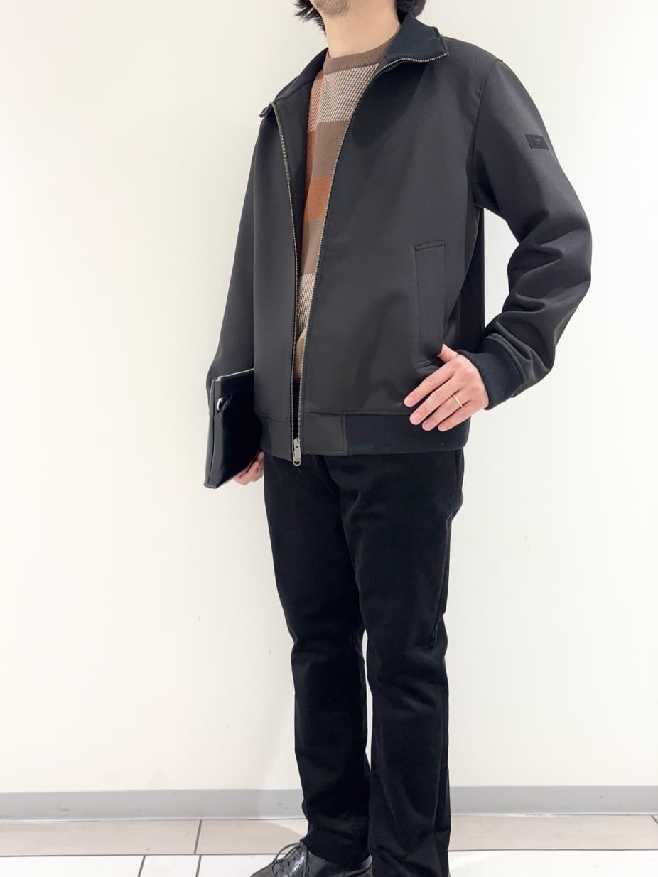 及川さんの「TAKEO KIKUCHI｜【JUST ONE LAYER】ダウンファブリック ジップアップ リブ ブルゾン」を使ったコーディネート