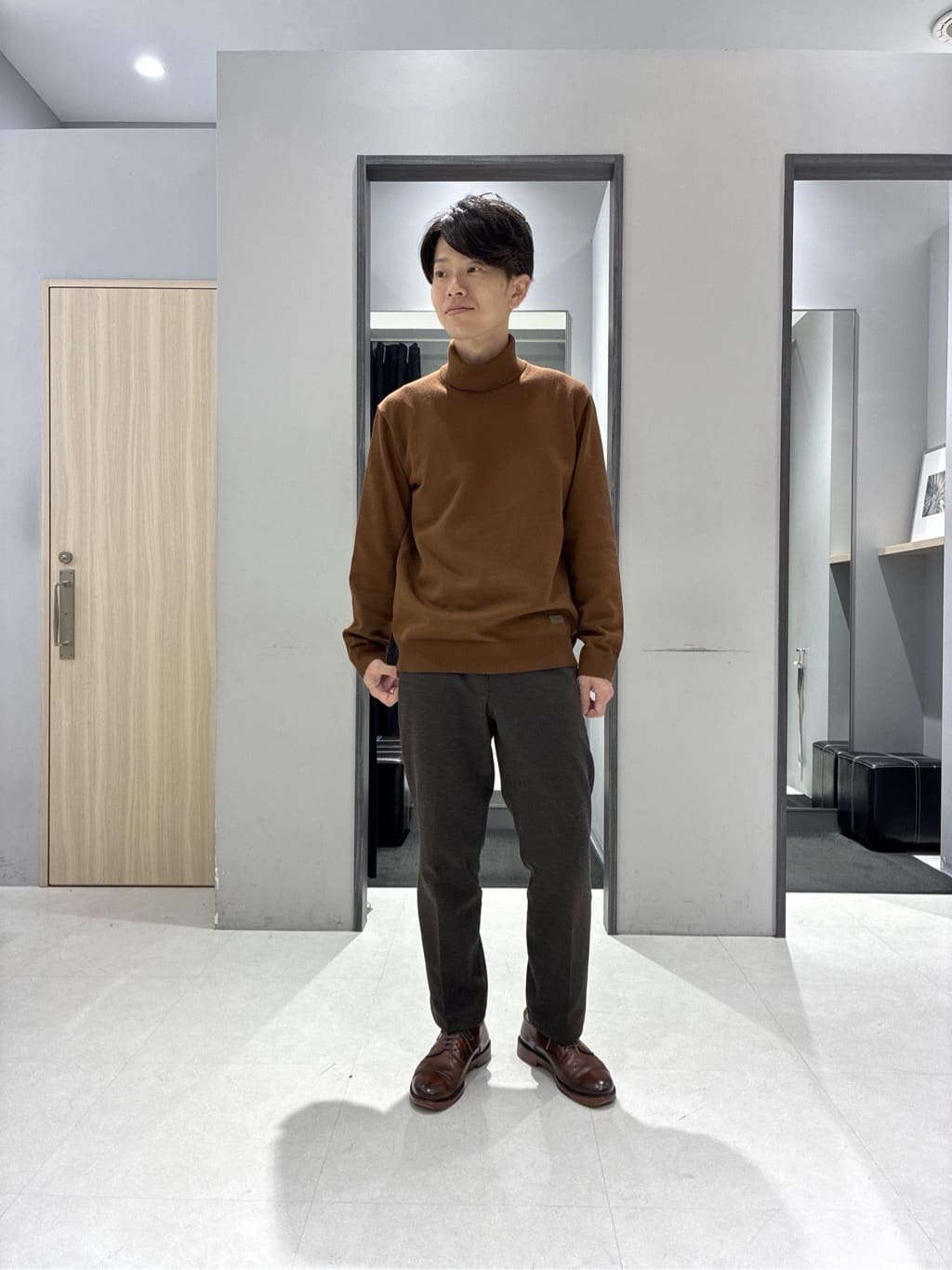 わいずみさんの「TAKEO KIKUCHI｜【None Of Stress】アクティブジャージ 千鳥 ジャケット」を使ったコーディネート