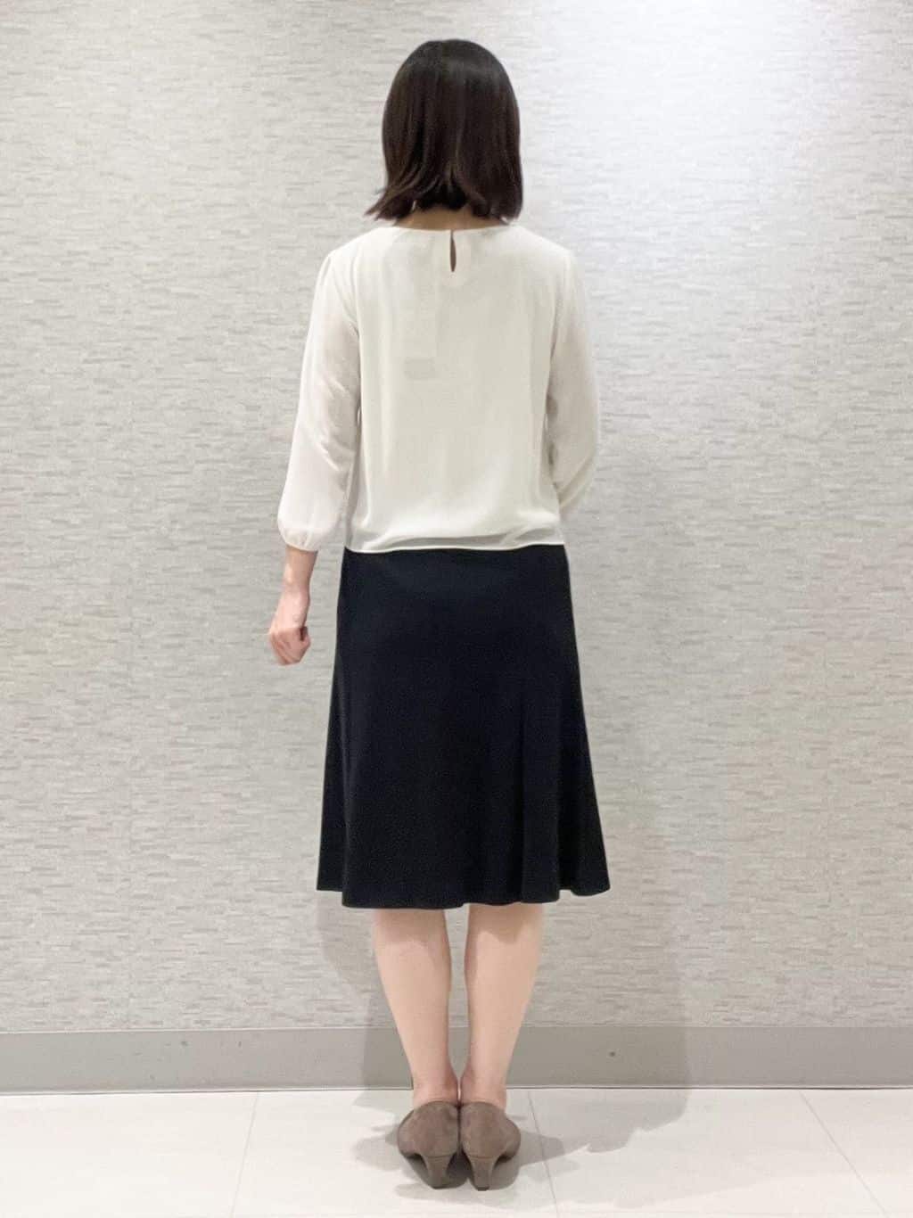 marikoさんの「Reflect｜【SS-4Lサイズ】ピンタック&times;スカラレースブラウス」を使ったコーディネート
