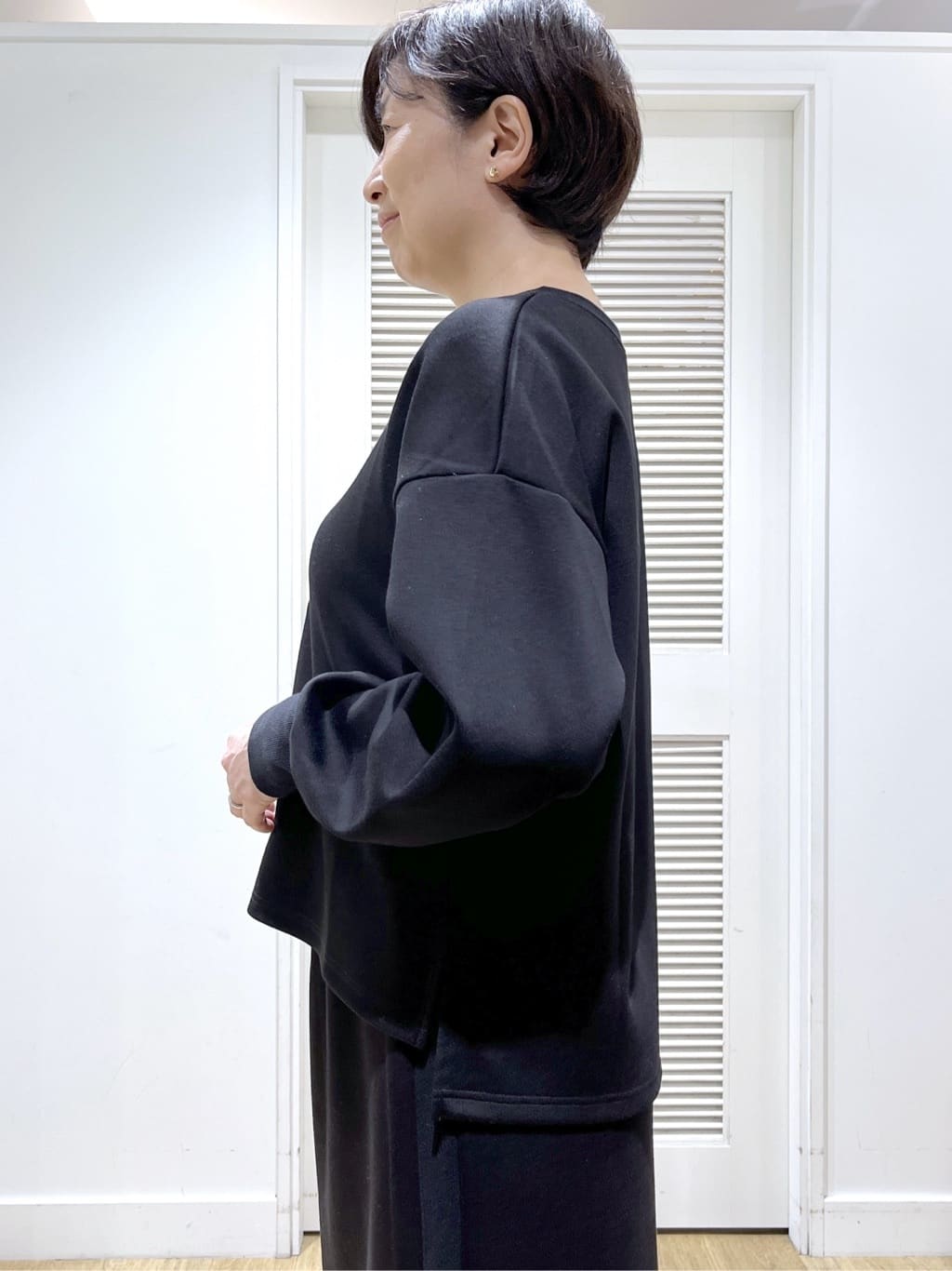 Miyazakiさんの「Dessin｜【セットアップ可/洗える】切り替えデザインサイドリブスカート」を使ったコーディネート