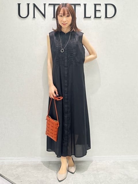 Miwaさんの「UNTITLED｜フープトップネックレス」を使ったコーディネート