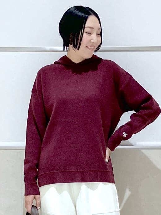 eriko さんの「Dessin｜【洗える／体型カバー】ちょうどいいニットパーカ」を使ったコーディネート