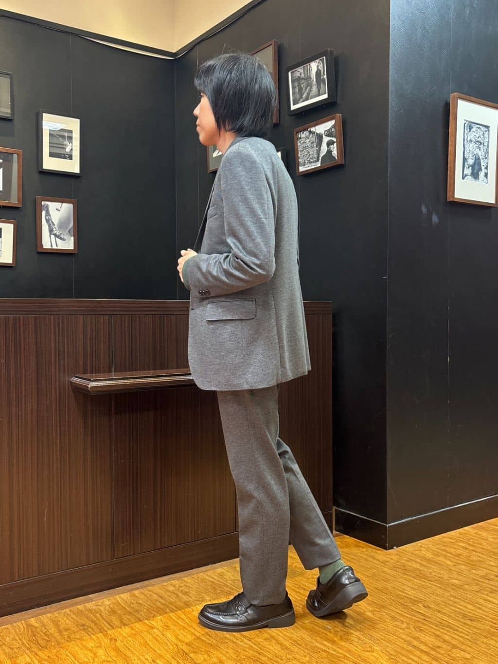 moritaさんの「TAKEO KIKUCHI｜【None Of Stress】アクティブジャージ 千鳥 ジャケット」を使ったコーディネート