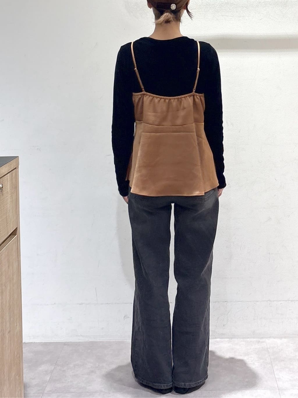 たけねぇさんの「OPAQUE.CLIP｜サテンキャミブラウス【洗濯機OK】」を使ったコーディネート