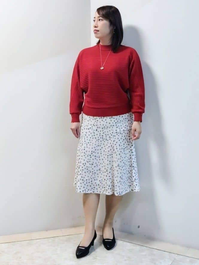 エリさんの「Reflect｜【SS-4Lサイズ／衿が顔に当たらない◎】スタンドネックミドルコート」を使ったコーディネート