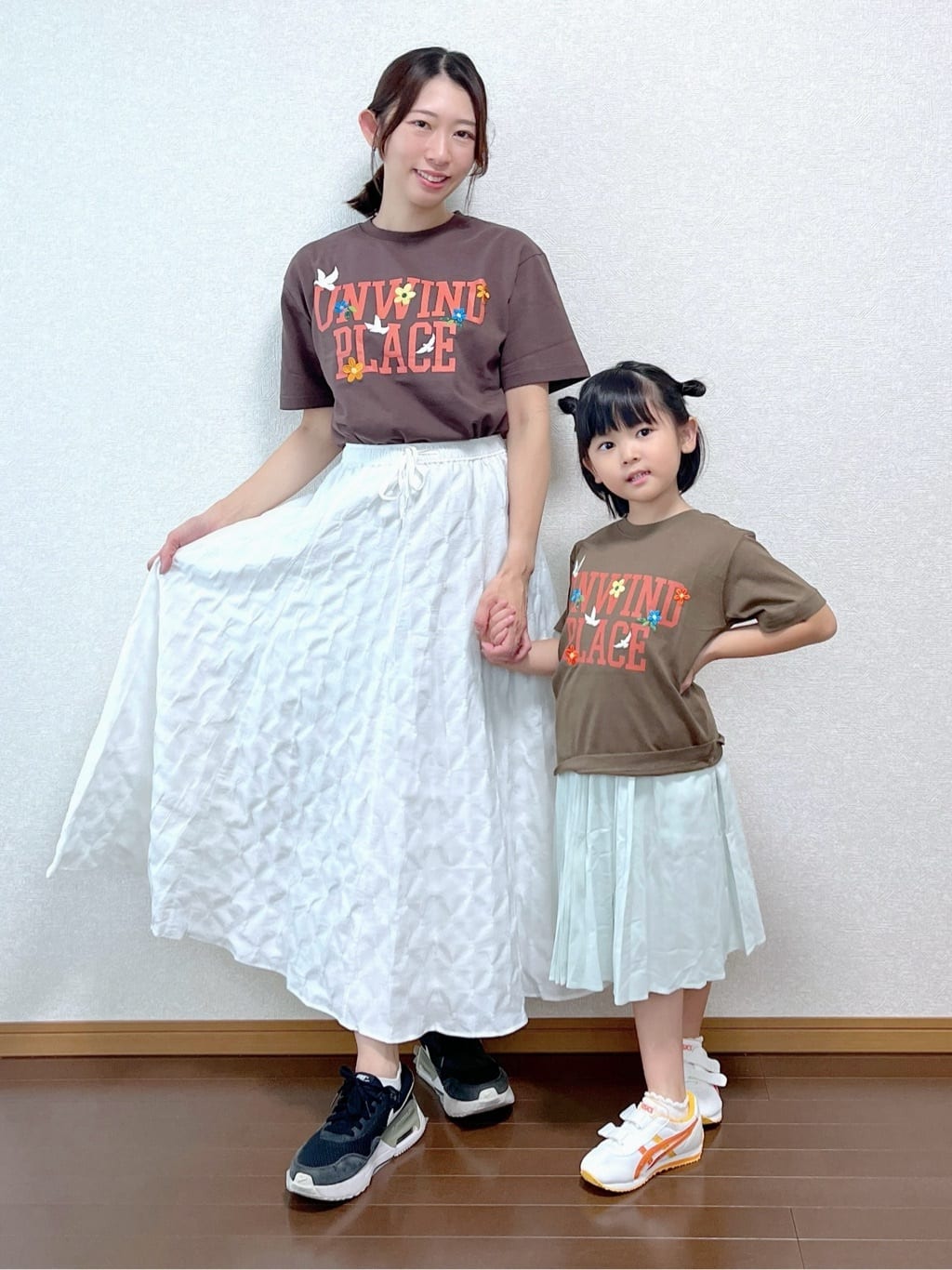 canaさんの「Dessin｜【リンクコーデ】オーガニックコットンTシャツ」を使ったコーディネート