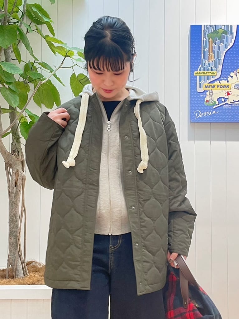 mikaさんの「Dessin｜【洗える】デニムカーブパンツ」を使ったコーディネート