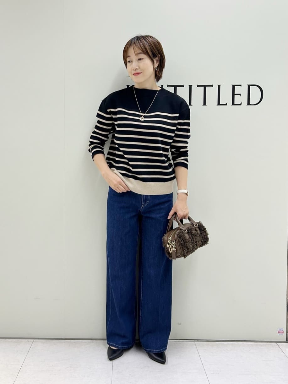 Mikiさんの「UNTITLED｜【軽アウター/ミドル丈】ウールニットコーディガン」を使ったコーディネート