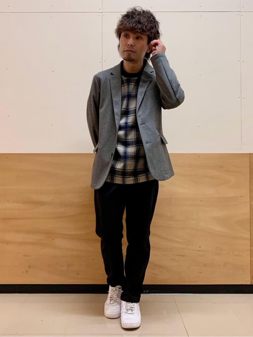 MATUさんの「THE SHOP TK｜ホームスパンジャージジャケット【セットアップ可/洗濯機OK】」を使ったコーディネート