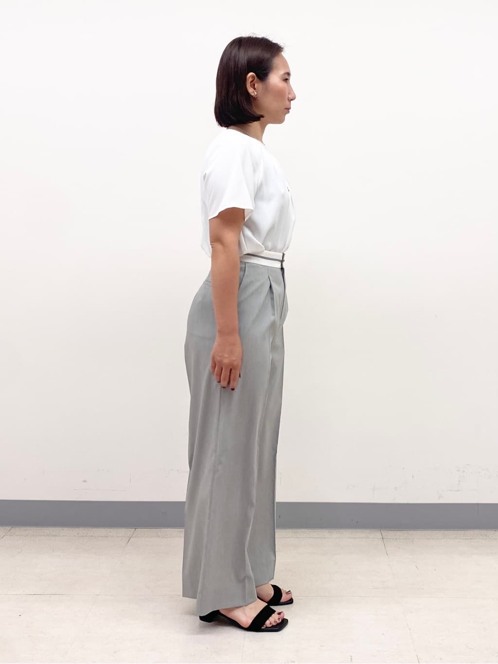YUKARIさんの「INDIVI｜【軽く羽織れる！】ダブルジャケット」を使ったコーディネート