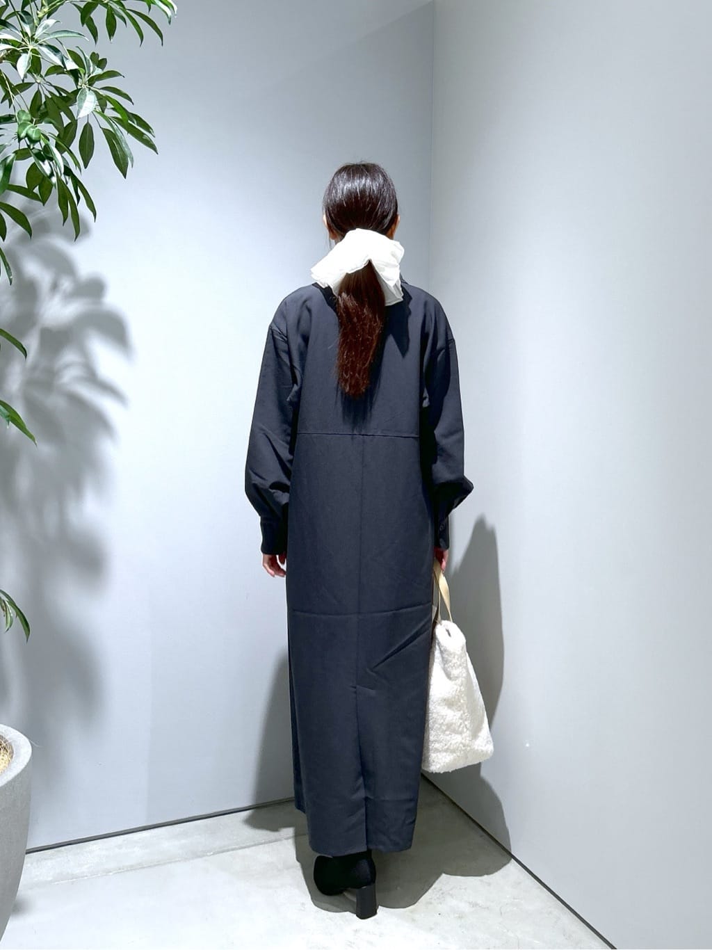Renoさんの「INDIVI｜ビッグシュシュ」を使ったコーディネート