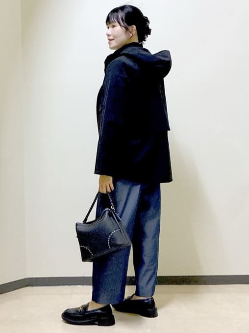  beni_gingerさんの「Reflect｜【すっきり見え／フード取り外し可／通勤におすすめ◎】ライティアウター」を使ったコーディネート