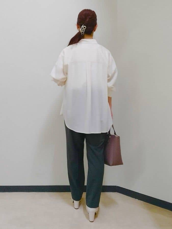 花さんの「Reflect｜【インナーにおすすめ◎】シアーネックデザインプルオーバー」を使ったコーディネート