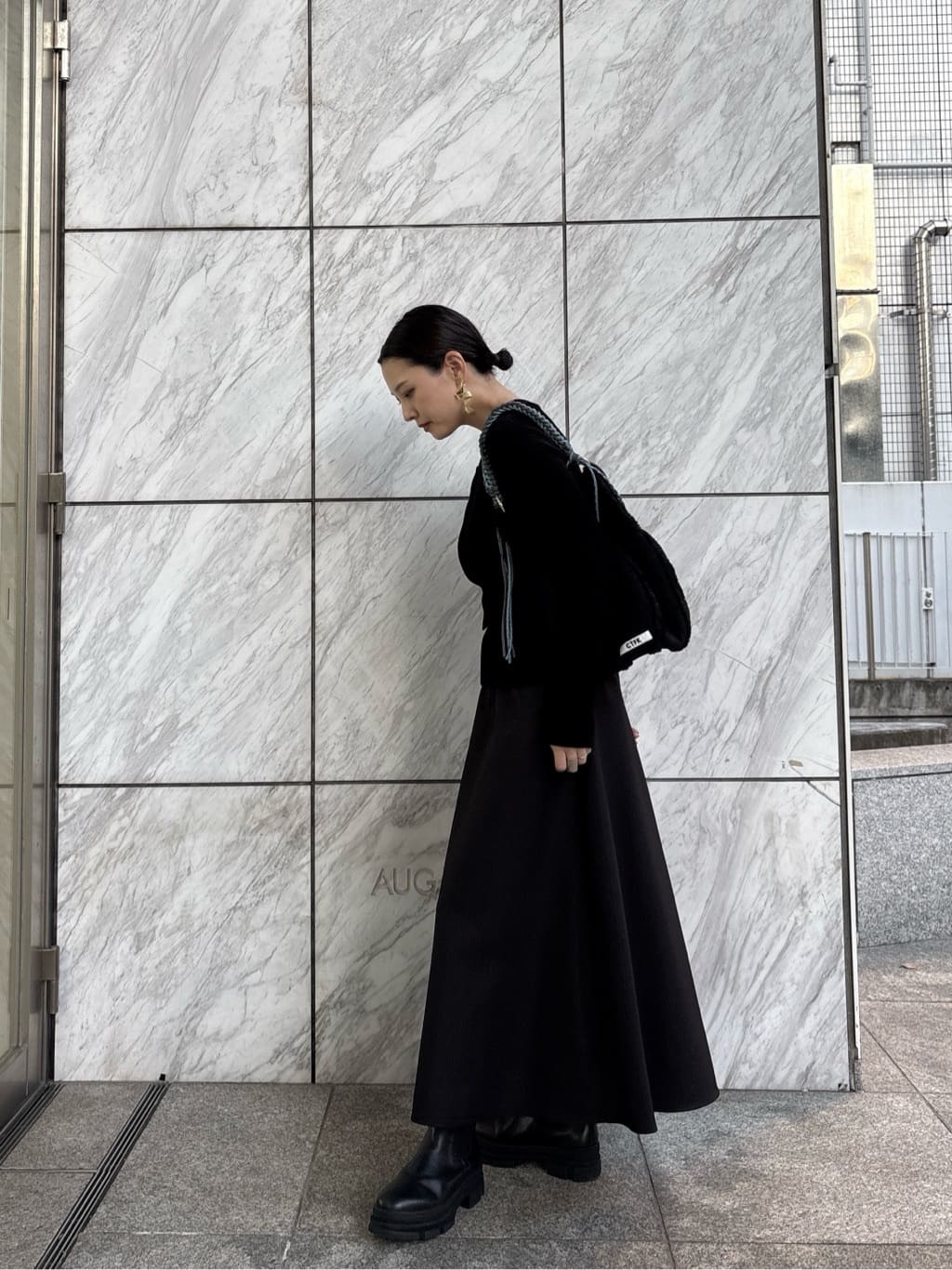 ayanoさんの「INDIVI｜センタージップフレアスカート」を使ったコーディネート