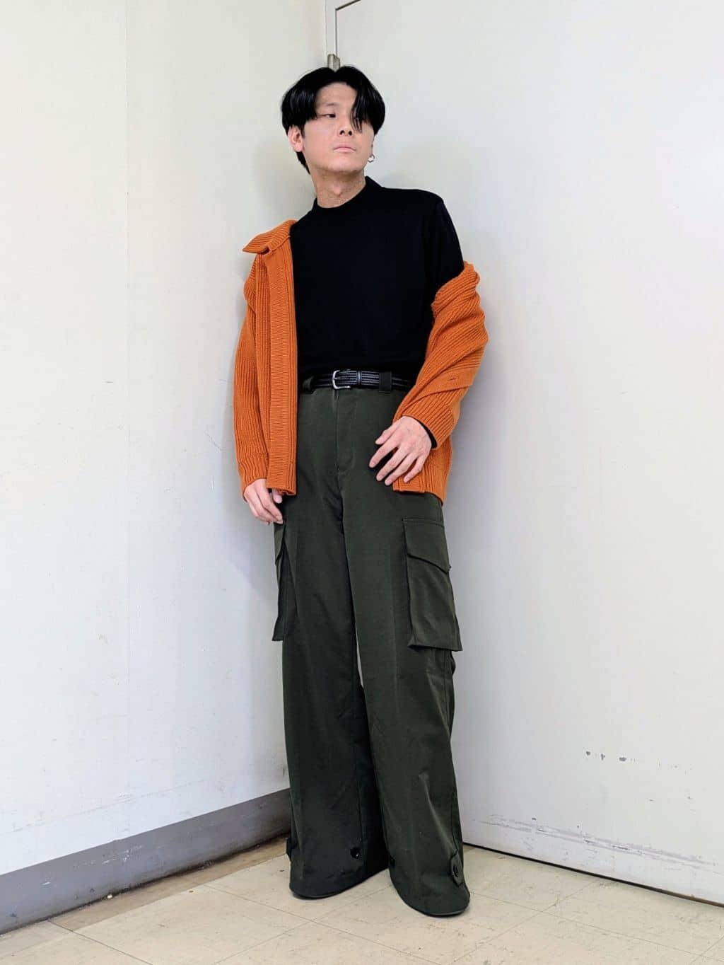 ryoさんの「TAKEO KIKUCHI｜ウール混 モックネック プルオーバー」を使ったコーディネート