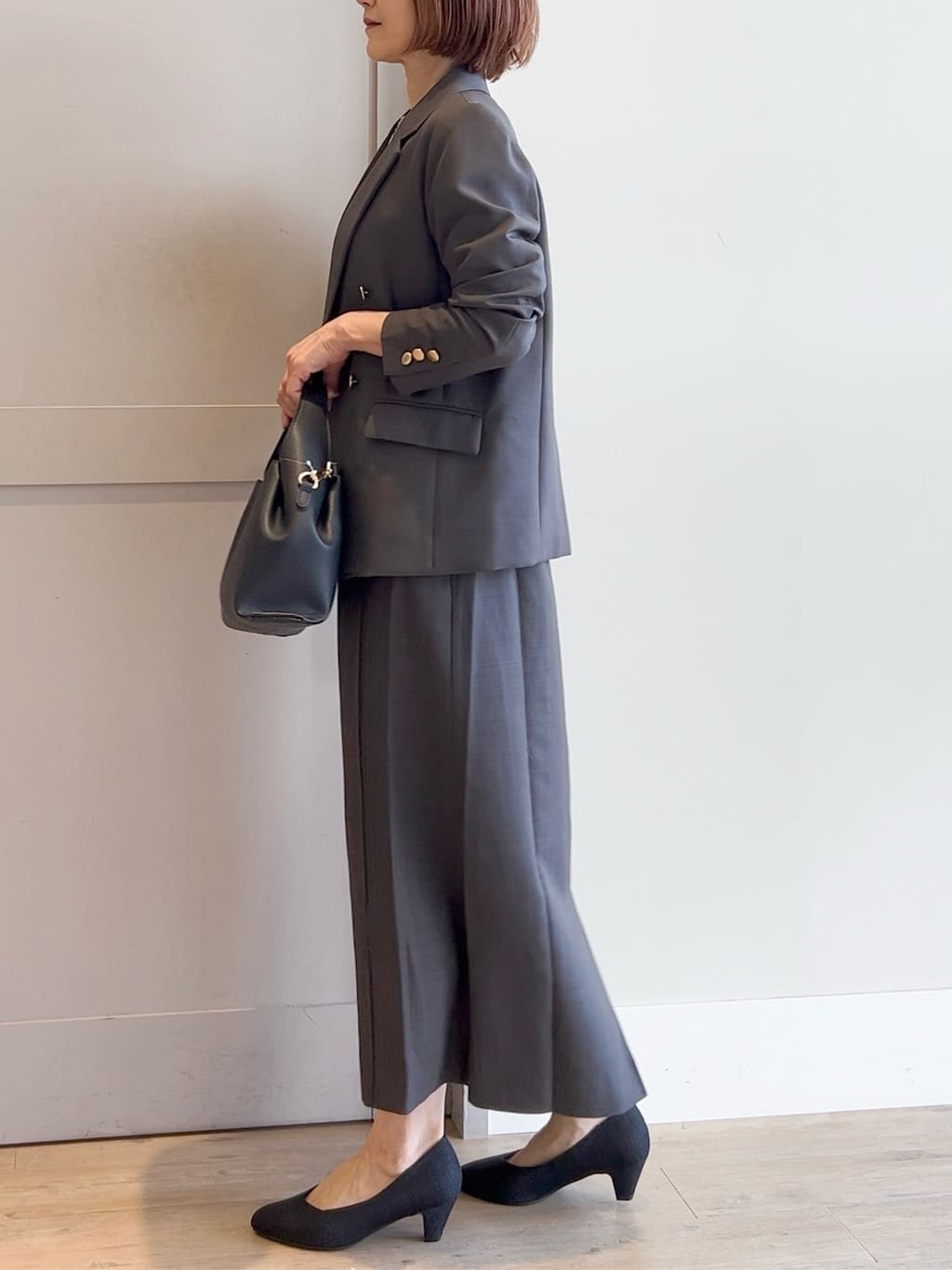 yamakoさんの「grove｜【カセット服】ダブルブレストテーラードジャケット」を使ったコーディネート