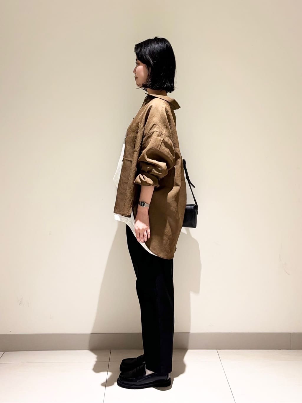 mayuさんの「Dessin｜【洗える】箔プリントロングTシャツ」を使ったコーディネート