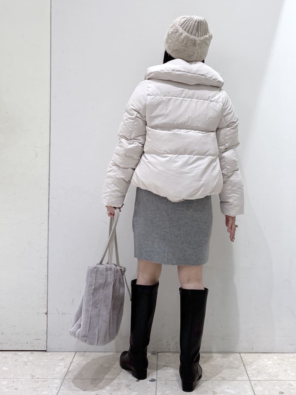 mameさんの「OPAQUE.CLIP｜KAWADAダウンショートコート【撥水／洗濯機OK／静電気防止裏地】《XS～LL》」を使ったコーディネート