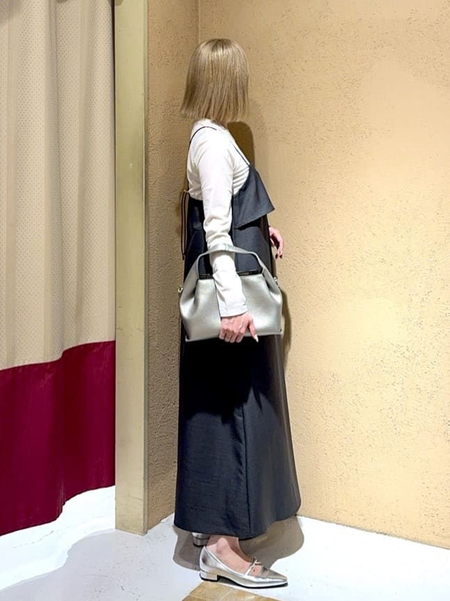 さち。さんの「grove｜【カセット服】洗えるAラインキャミワンピース」を使ったコーディネート