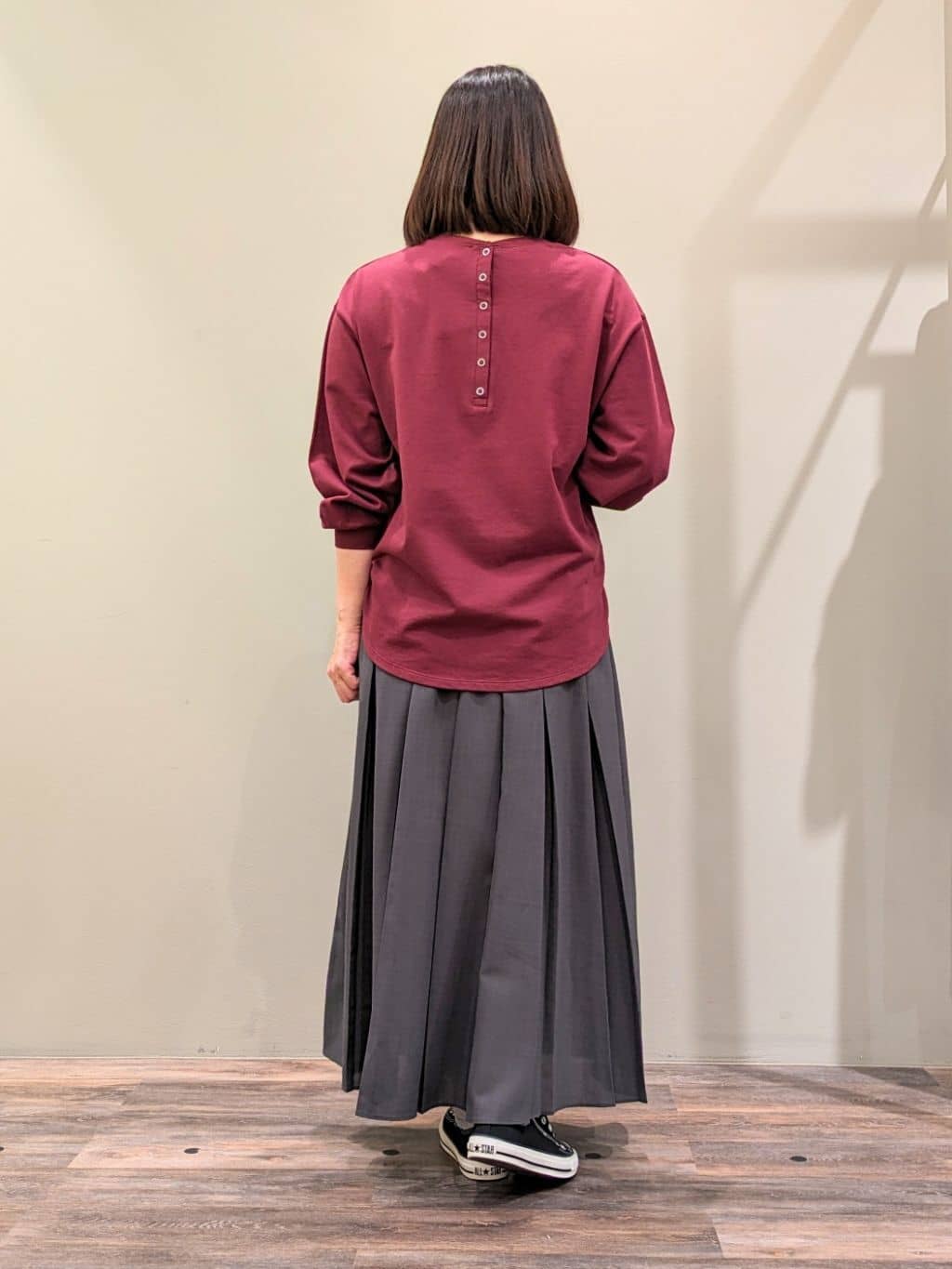 ricoさんの「Dessin｜【洗える】ボックスプリーツスカート」を使ったコーディネート