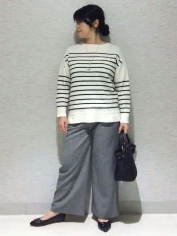 sakoさんの「Reflect｜【SS-4Lサイズ／衿が顔に当たらない◎】スタンドネックミドルコート」を使ったコーディネート