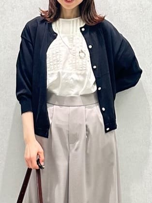 Miwaさんの「UNTITLED｜リーベルラメベア天竺プルオーバファブリック」を使ったコーディネート