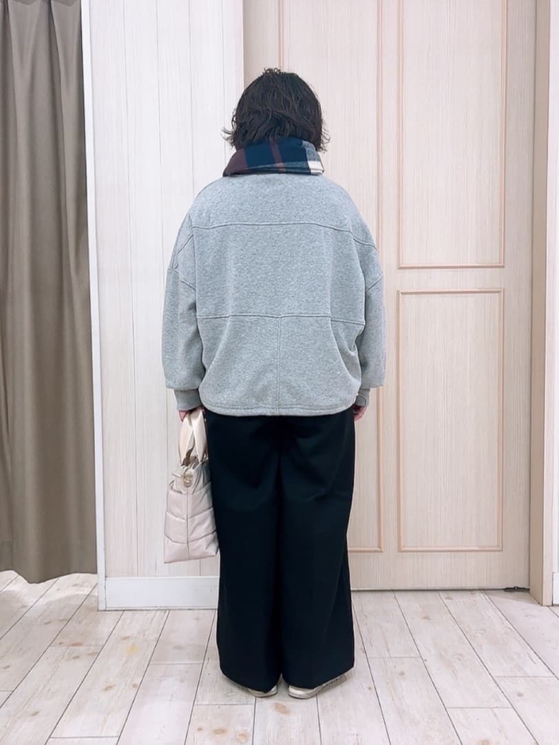 えりっこさんの「SHOO･LA･RUE｜柄アソートチェックストール」を使ったコーディネート