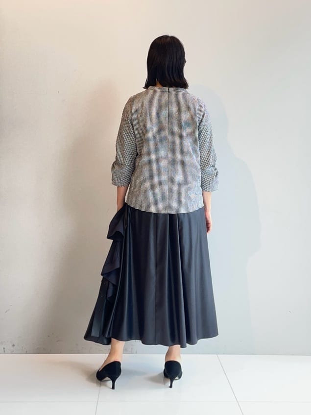 murayamaさんの「INDIVI｜【軽く羽織れる！】ダブルジャケット」を使ったコーディネート