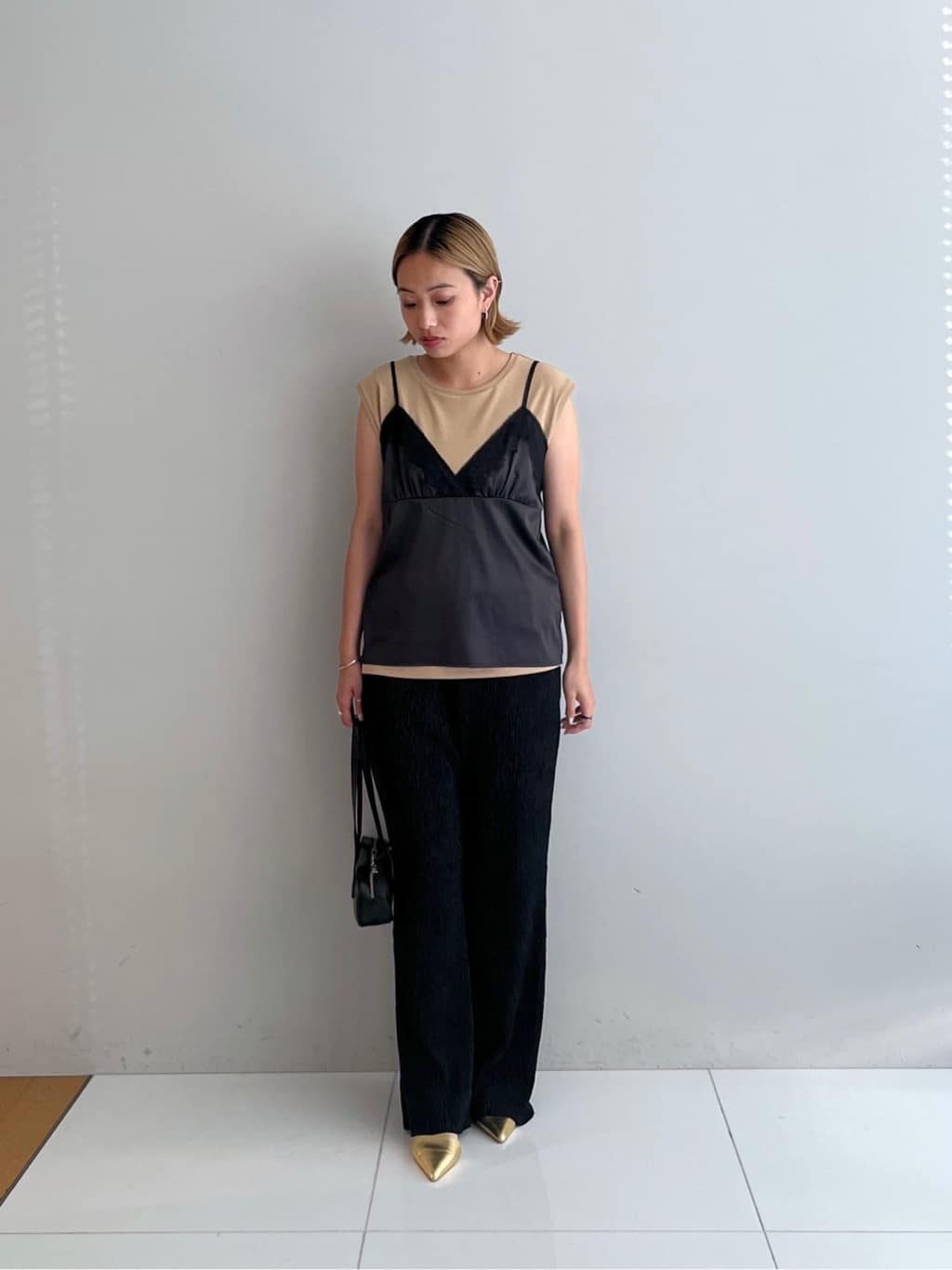 Harukaさんの「INDIVI｜キャミセットカットソー」を使ったコーディネート