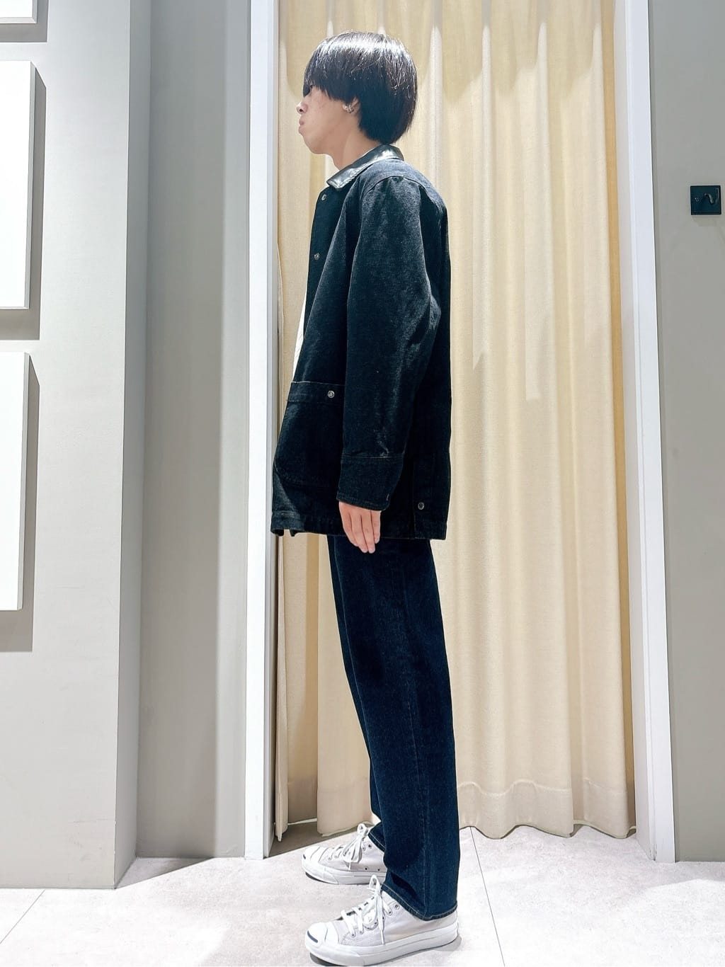 ryogoさんの「Dessin｜【ユニセックス/洗える】バイカラージャケット」を使ったコーディネート