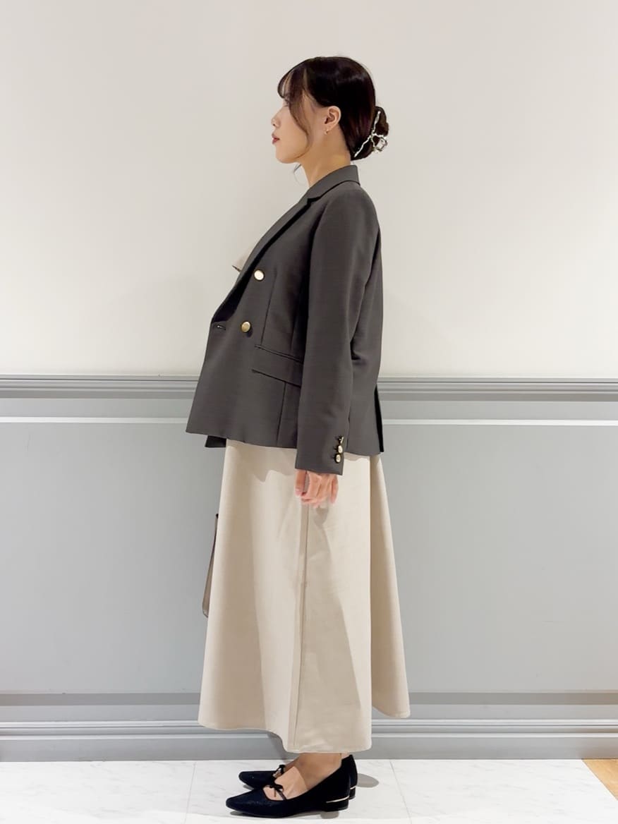 chihaさんの「grove｜【カセット服】ダブルブレストテーラードジャケット」を使ったコーディネート