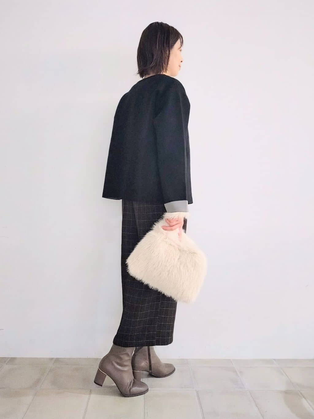 miomioさんの「SHOO･LA･RUE｜【S-LL】美しく見せる ボートネックロンT」を使ったコーディネート