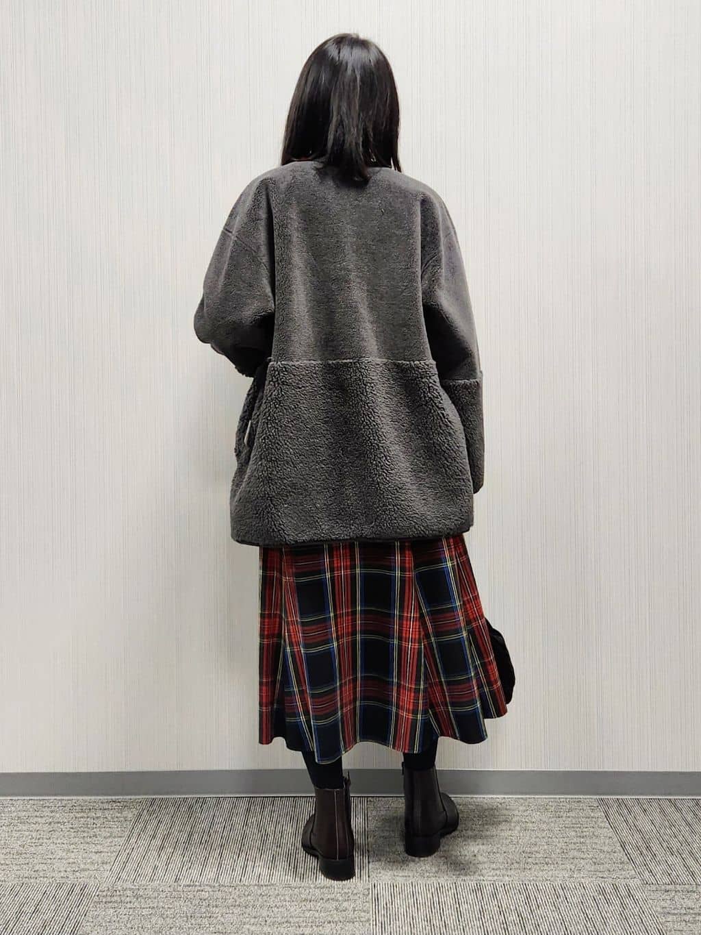 naraさんの「Dessin｜【2WAY】フェイクムートンコート」を使ったコーディネート