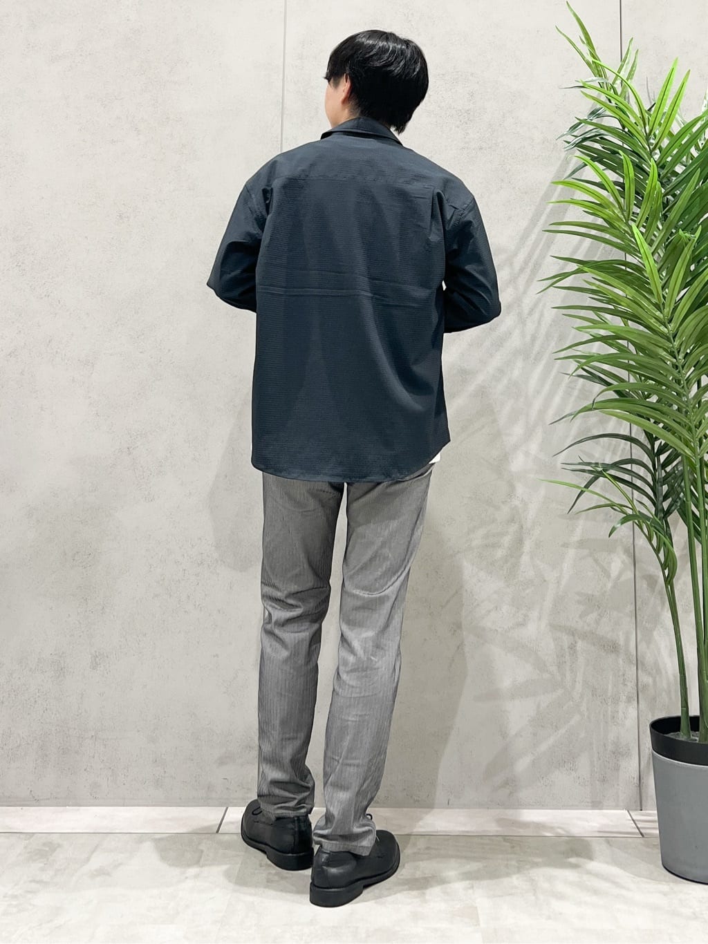 SHI-MAさんの「THE SHOP TK｜パターンジャカード半袖Tシャツ【洗濯機OK】」を使ったコーディネート