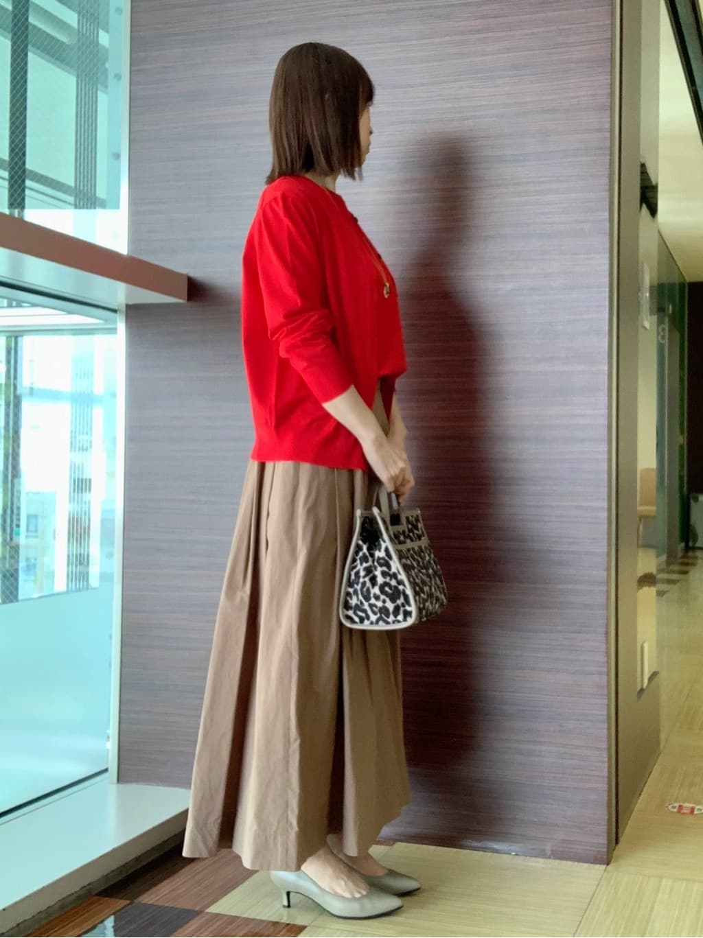 anaさんの「UNTITLED｜【アンサンブル可/薄手】ベーシッククルーネックカーディガン」を使ったコーディネート