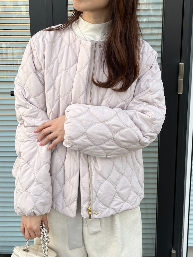 はばさんの「Couture brooch｜【多機能・フェミニン】パール調リブニット」を使ったコーディネート