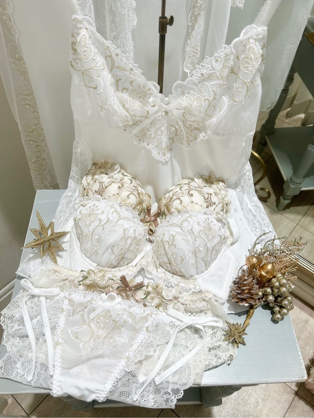 hachiさんの「Risa Magli｜【アリーナ】 ブラジャー （B-C） ＜N Make Type＞」を使ったコーディネート