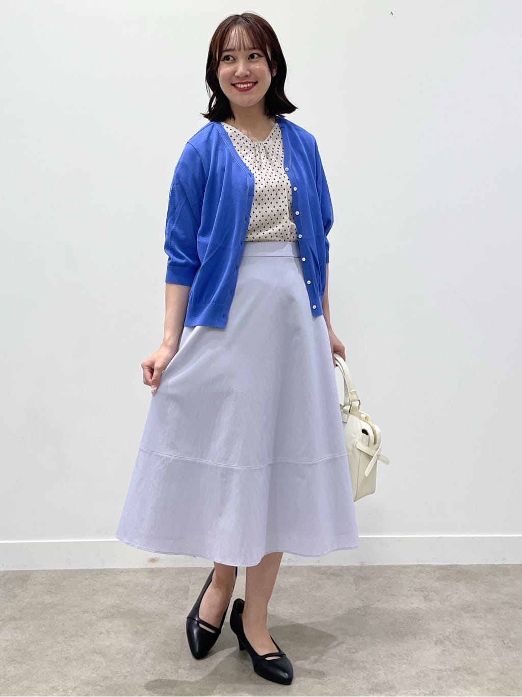 yukariさんの「Reflect｜【マシンウォッシュ可／セットアップ可】コツキ柄プリントブラウス」を使ったコーディネート