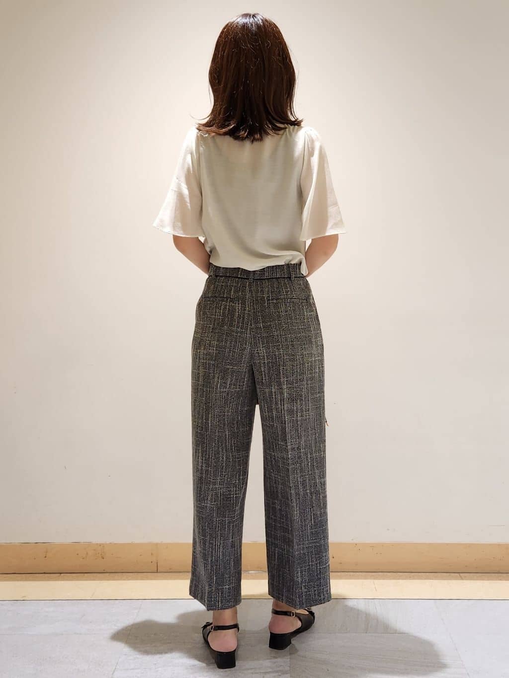 yukaさんの「COUP DE CHANCE｜【手洗い可／日本製】ボウタイブラウス」を使ったコーディネート