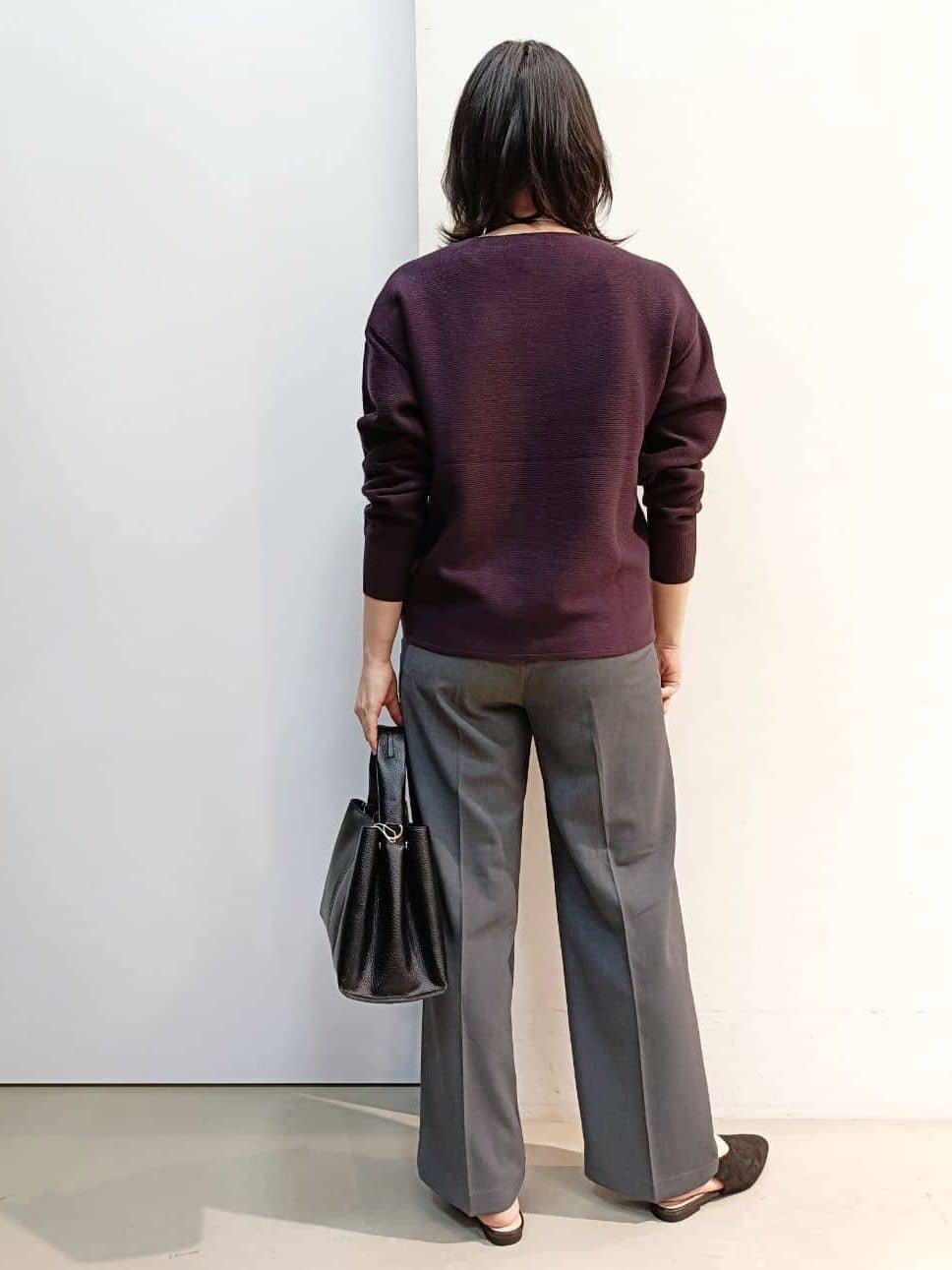 あんさんの「THE SHOP TK｜【S-XLサイズ/選べる7色】どこから見ても美しい ガーターニット/毛玉になりにくい/洗濯機OK」を使ったコーディネート