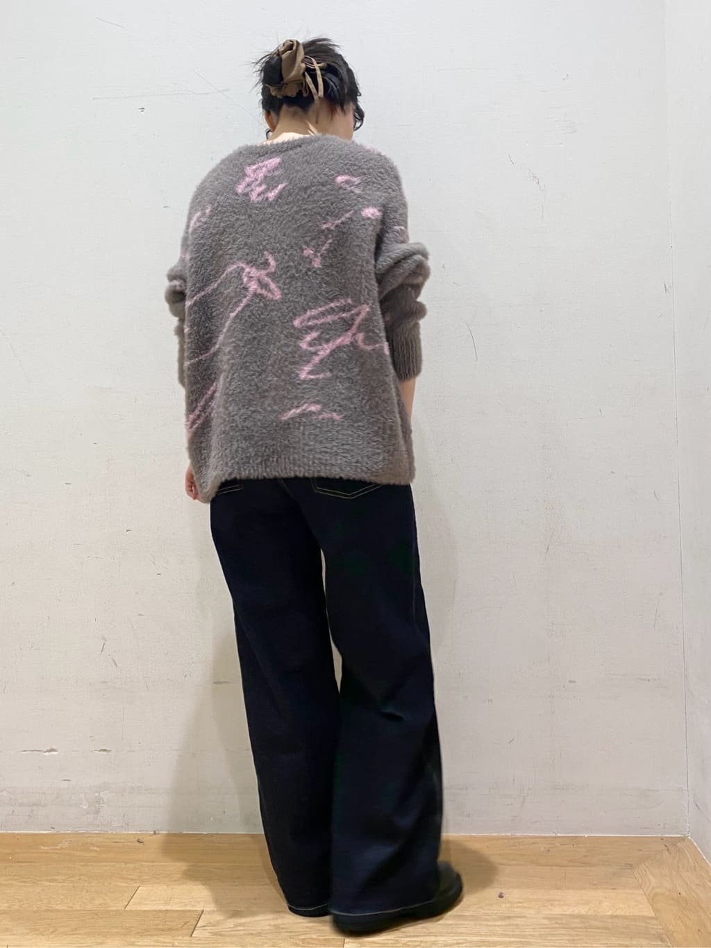 みなみさんの「OPAQUE.CLIP｜アート柄シャギーニット【洗濯機OK】」を使ったコーディネート