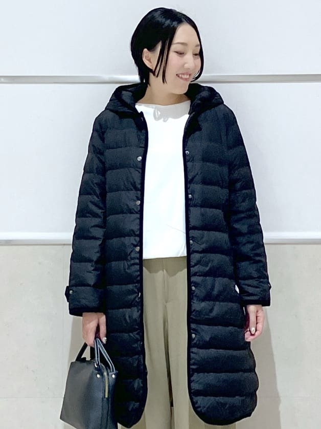 eriko さんの「Dessin｜【撥水・2WAY】ミュラーダウンコートロング丈」を使ったコーディネート